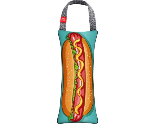 Іграшка для собак WAUDOG Fun ХОТ-ДОГ з пискавкою S (6200-0223)