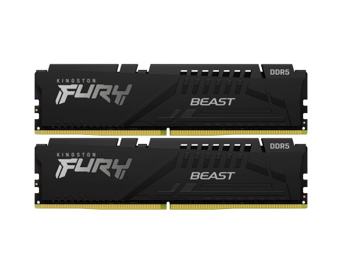 Модуль пам'яті для комп'ютера DDR5 64GB (2x32GB) 5600 MHz FURY Beast Black Kingston Fury (ex.HyperX) (KF556C40BBK2-64) Модуль пам'яті для комп'ютера DDR5 64GB (2x32GB) 5600 MHz FURY Beast Black Kingston Fury (ex.HyperX) (KF556C40BBK2-64)