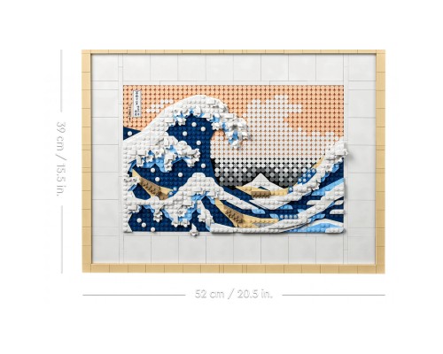 Конструктор LEGO ART Хокусай, «Велика хвиля» 1810 деталей (31208)