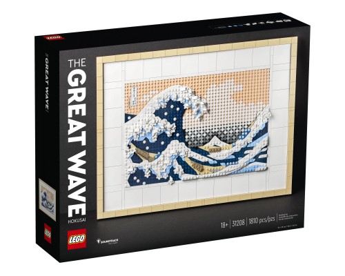 Конструктор LEGO ART Хокусай, «Велика хвиля» 1810 деталей (31208)