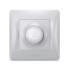 Світлорегулятор Videx BINERA 600Вт сереб (VF-BNDM600-SS)