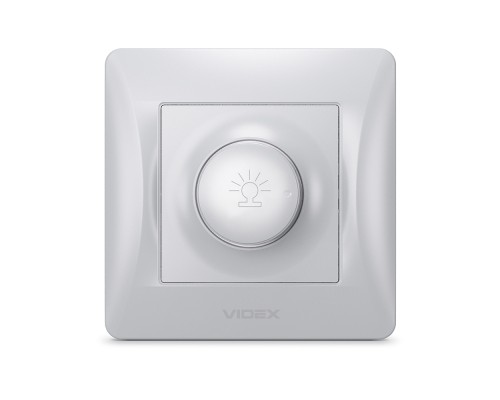 Світлорегулятор Videx BINERA 600Вт сереб (VF-BNDM600-SS)