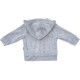 Кофта дитяча Miniworld велюрова на блискавці (16057-80B-gray)