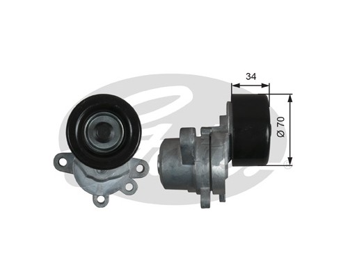Ролик натягувача ременя Gates T39155