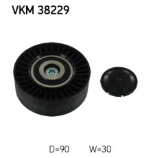 Ролик натягувача ременя SKF VKM 38229