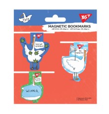 Закладки для книг Yes магнітні Гусь помаранчевий, 3 шт (707616)