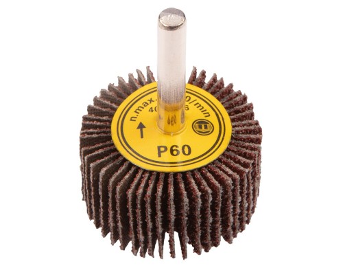 Круг зачистний Graphite пелюстковий з хвостовиком 40х20 мм, K60 (55H755)