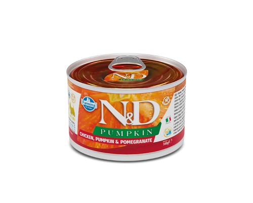 Консерви для собак Farmina N&D Grain Free Pumpkin Chicken Adult Mini 140 г (8606014102314)