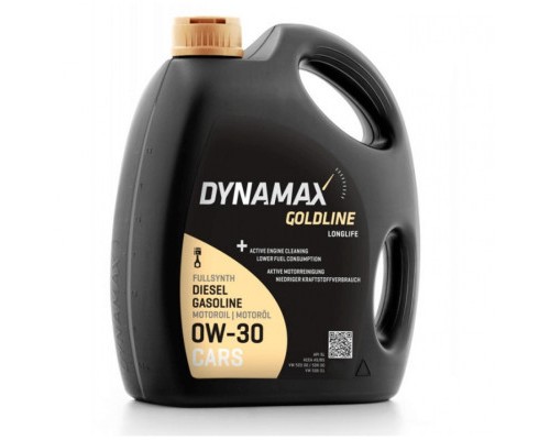 Моторна олива DYNAMAX GOLDLINE LONGLIFE 0W30 5л (502114)