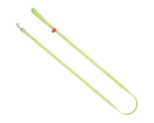 Повідок для котів WAUDOG Re-cotton світловідбивний XS 200х1 см салатовий (16445)