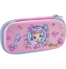 Пенал Cool For School 1 відділення з органайзером рожевий (QT-5634-Pink)
