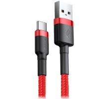 Дата кабель USB 2.0 AM to Type-C 2.0m 2A Red Baseus (CATKLF-C09)
