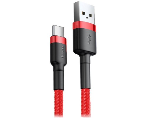 Дата кабель USB 2.0 AM to Type-C 2.0m 2A Red Baseus (CATKLF-C09)