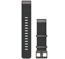 Ремінець до смарт-годинника Garmin MARQ, QuickFit 22m, Jacquard Weave Nylon Strap, Black (010-12738-21)