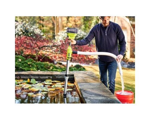 Садовий насос Ryobi RY18STPA-0 Ryobi, 18В ONE+, 360л/г, телескопічний, підйом 7м, 0.7 бар (без АКБ та ЗП) (5133005716)