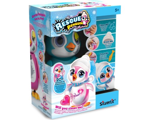 Інтерактивна іграшка Silverlit Врятуй Пінгвіна блакитна (88652)
