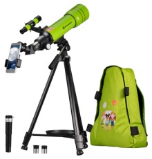 Телескоп Bresser Junior 70/400 Green з адаптером для смартфона + рюкзак (8850610B4K000) (930418)