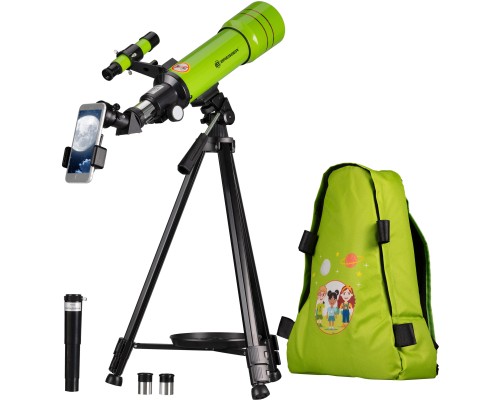 Телескоп Bresser Junior 70/400 Green з адаптером для смартфона + рюкзак (8850610B4K000) (930418)