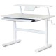 Парта ErgoKids з полицею S50 XL White (TH-210 W + BD-S50 XL)