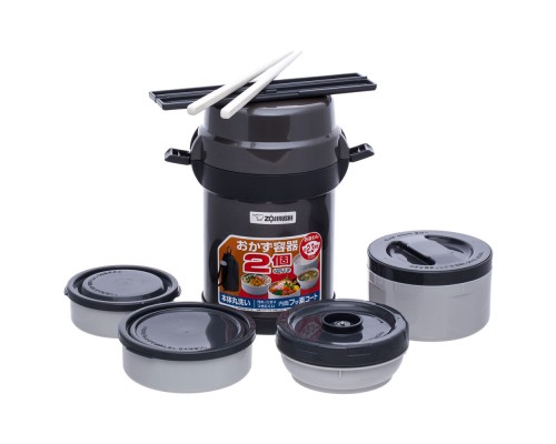 Термос Zojirushi Харчовий SL-JAF14HG 1.23 л Grey (1678.00.92)