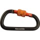 Карабін туристичний Naturehike D-type NH15A005-H 6 см Black (6927595717400)