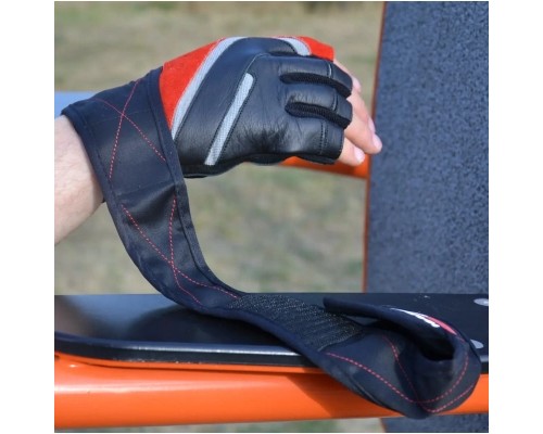 Рукавички для фітнесу MadMax MFG-568 Extreme 2nd edition Black/Red M (MFG-568_M)