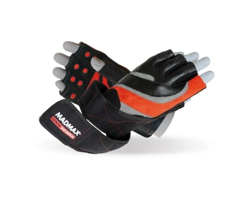 Рукавички для фітнесу MadMax MFG-568 Extreme 2nd edition Black/Red M (MFG-568_M)