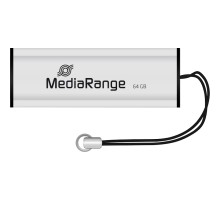 USB флеш накопичувач Mediarange 64GB Black/Silver USB 3.0 (MR917) 