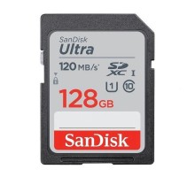 Карта пам'яті SanDisk 128GB SD class 10 UHS-I Extreme Ultra (SDSDUNB-128G-GN6IN) 