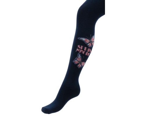 Колготки дитячі UCS Socks з метеликом (M0C0301-2122-7G-blue)