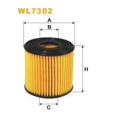 Фільтр масляний Wixfiltron WL7302