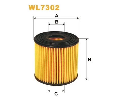 Фільтр масляний Wixfiltron WL7302