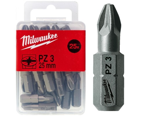 Набір біт Milwaukee PZ3, 25мм, 25шт (4932399591)