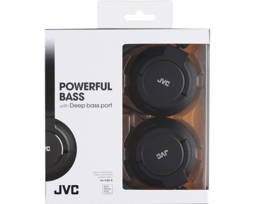Навушники JVC HA-S180 Black (HA-S180-B-EF)