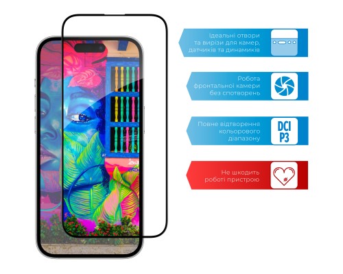 Скло захисне ACCLAB Full Glue Apple iPhone 14 Pro Max (1283126541988)