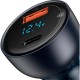 Зарядний пристрій Baseus Particular Digital Display QC+PPS Car Charger 65W Cable(Type-C toType-C100W 1m) USB-A/Type-C Dar (TZCCKX-0G)