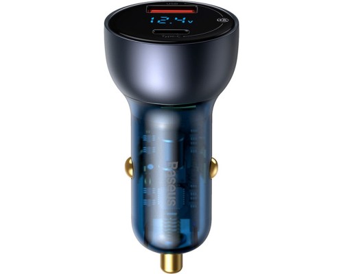 Зарядний пристрій Baseus Particular Digital Display QC+PPS Car Charger 65W Cable(Type-C toType-C100W 1m) USB-A/Type-C Dar (TZCCKX-0G)