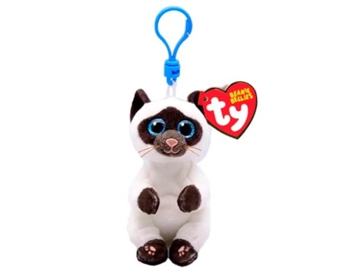 М'яка іграшка Ty Beanie Bellies Сіамська кішка MISO 12см (43106)