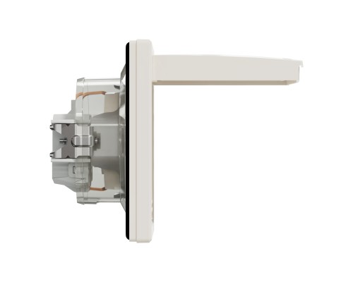 Розетка Schneider Electric ASFORA з кришкою IP44, крем (EPH3100323)