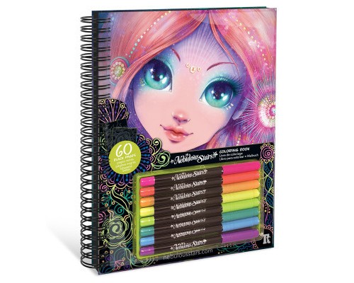 Набір для творчості Nebulous Stars Розмальовка: Коралія, чорні аркуши (11111)