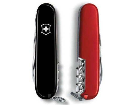 Ніж Victorinox Climber Ukraine Чорно-червоний (1.3703.3.1)