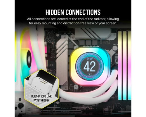 Система рідинного охолодження Corsair iCUE Link H150i LCD RGB (CW-9061010-WW)