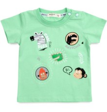 Футболка дитяча Breeze з тваринами (18442-92B-green)