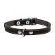 Нашийник для тварин Collar одинарний Ш 12 мм Д 24-32 см чорний (00161)