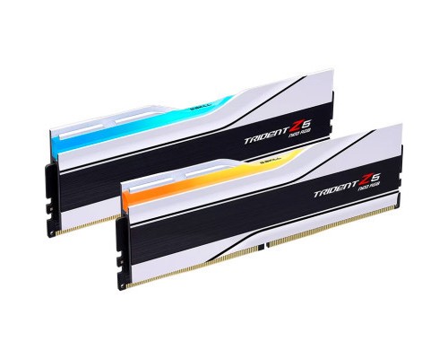 Модуль пам'яті для комп'ютера DDR5 32GB (2x16GB) 6400 MHz Trident Z5 Neo RGB Matte White G.Skill (F5-6400J3239G16GX2-TZ5NRW)