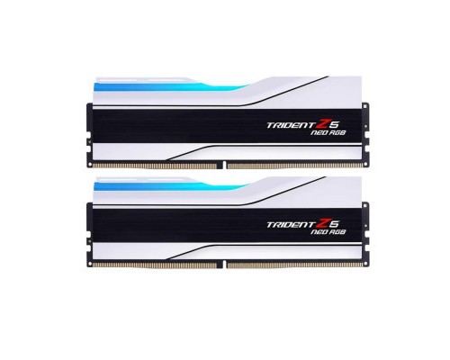 Модуль пам'яті для комп'ютера DDR5 32GB (2x16GB) 6400 MHz Trident Z5 Neo RGB Matte White G.Skill (F5-6400J3239G16GX2-TZ5NRW)