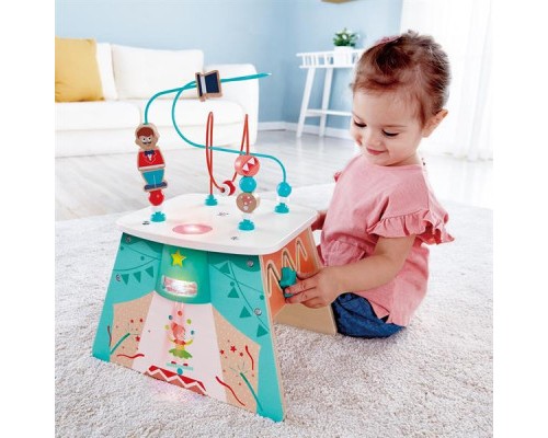 Розвиваюча іграшка Hape Бізікуб Цирк з підсвічуванням (E1813)