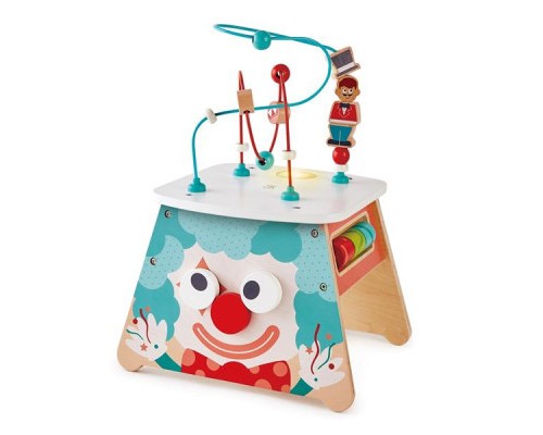 Розвиваюча іграшка Hape Бізікуб Цирк з підсвічуванням (E1813)