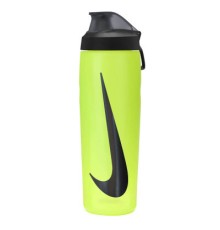 Пляшка для води Nike Refuel Bottle Locking Lid 24 OZ лимонний, чорний 709 мл N.100.7668.705.24 (887791745101)
