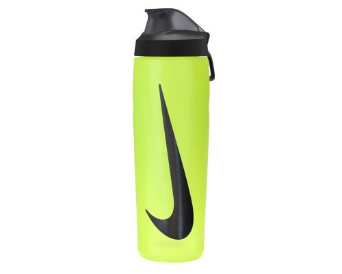 Пляшка для води Nike Refuel Bottle Locking Lid 24 OZ лимонний, чорний 709 мл N.100.7668.705.24 (887791745101)